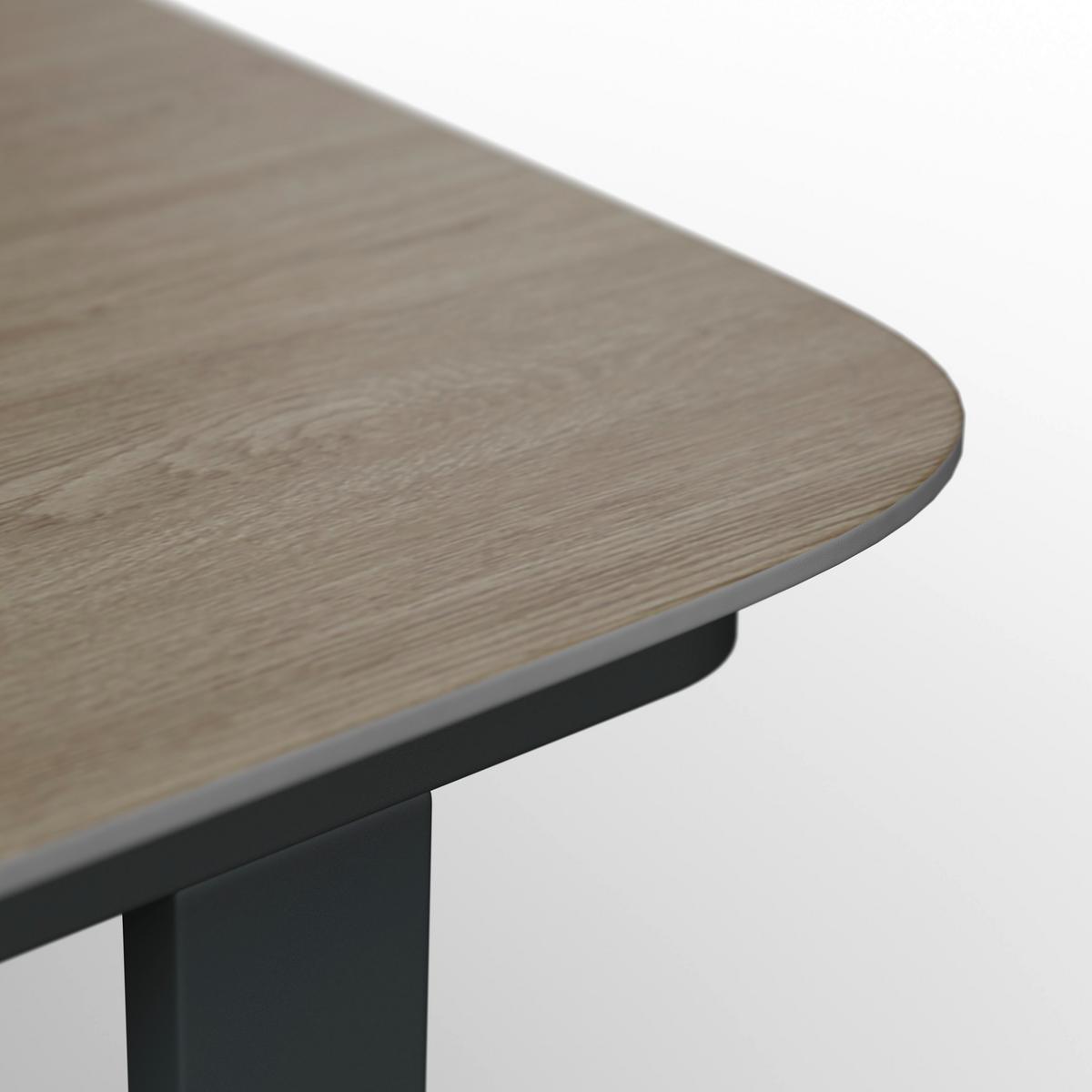 Loungegarnitur Cannes - Dunkelgrau/Anthrazit, MODERN, Kunststoff/Textil (202/236cm) - Beldano