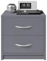 Nachtkästchen PEPE Grau Nachtkästchen PEPE Grau