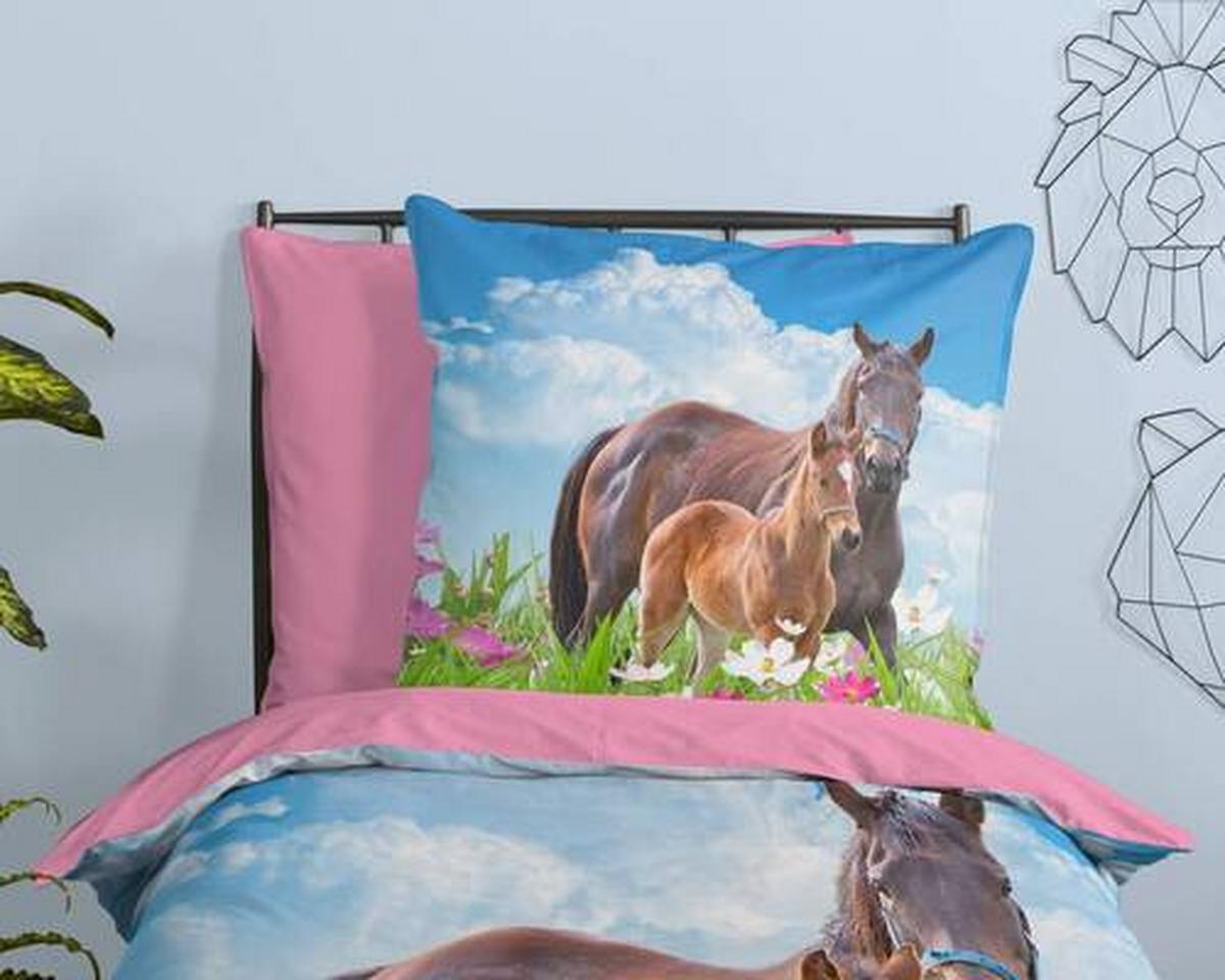 Jugendbettwäsche Dora Multicolor 135x200 cm - Multicolor, Natur, Textil (135/200cm)