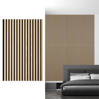 Akustikpaneel Elements Eiche Hell - Eiche Bianco/Eichefarben, Basics, Holz/Holzwerkstoff (56/120/1.8cm) - Novel