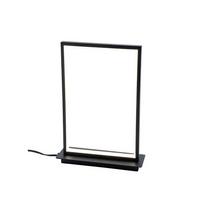 LED-Tischleuchte 5047/Ln - Schwarz, Design, Metall (22/8/32cm)