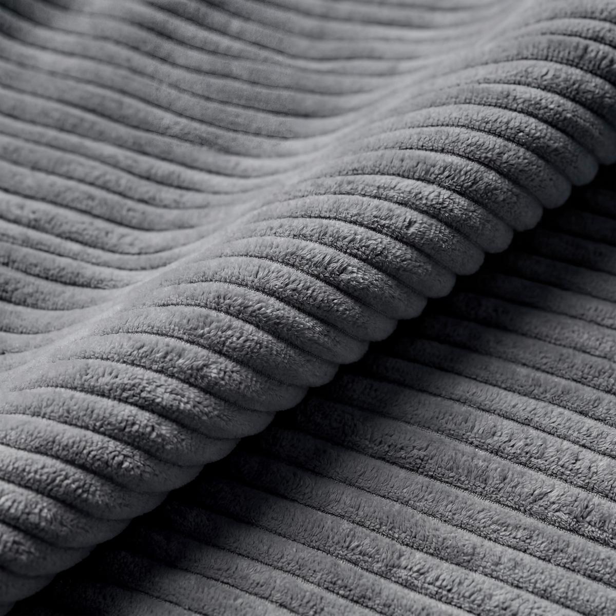 Rohová sedačka DAVE, obojstranná,tmavosivý menč. - tmavosivá, Modern, textil (227/146cm) - Based