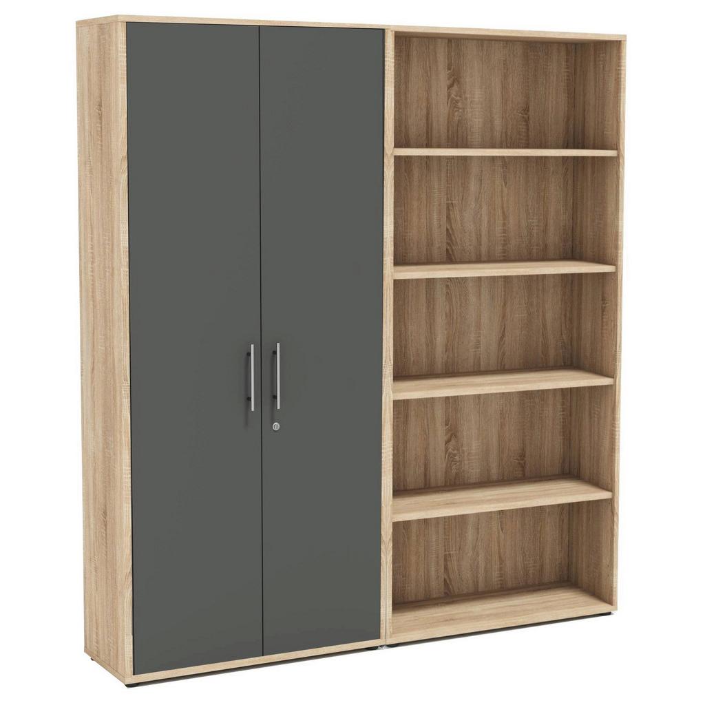 AKTENSCHRANK OFFICE EDITION - SW SET 1 HOCH