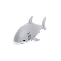 Schwimmtier Hai Grau, L/B/H: 45x111x38cm - Grau, KONVENTIONELL, Textil (45/111/38cm)