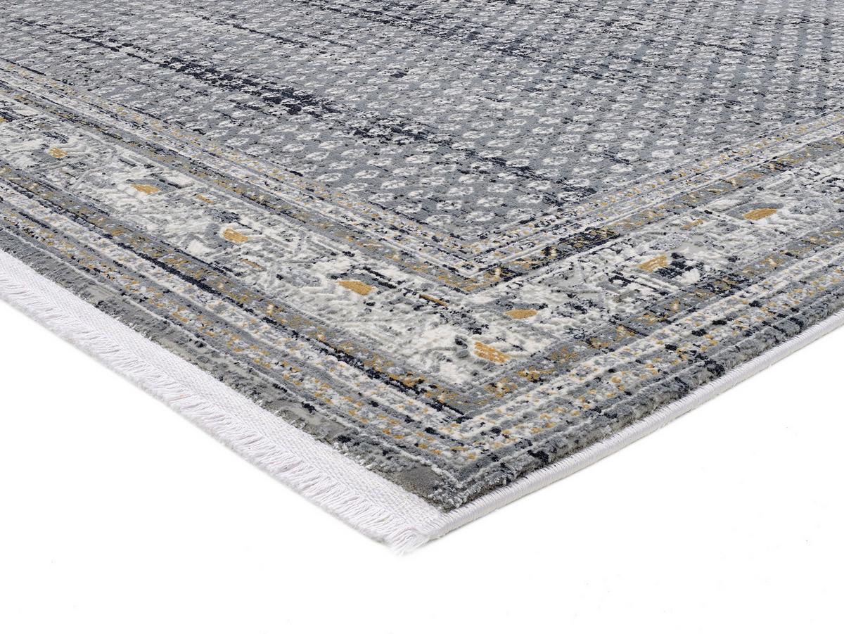 Webteppich Grau Monza 140x200 cm - Grau, LIFESTYLE, Textil (140/200cm) - Dieter Knoll