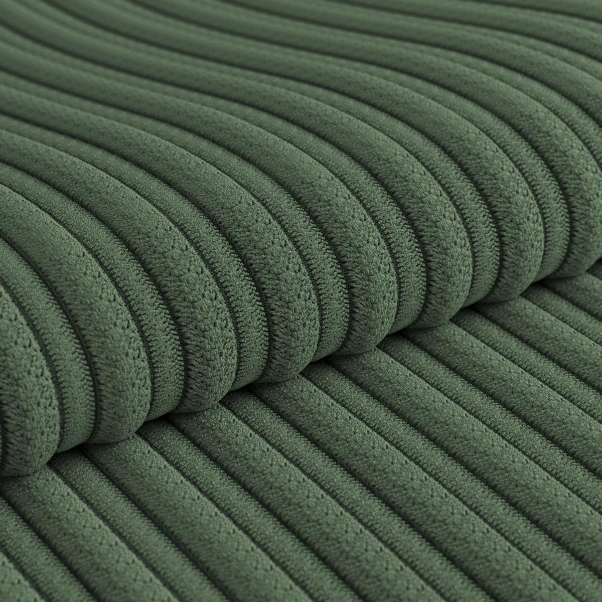 Ecksofa Zero Grün 173x286 cm - Schwarz/Grün, Trend, Textil (173/286cm)