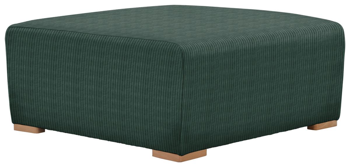 Hocker Vouge Grün Bxhxt: 101x44x92 Cm - Buchefarben/Grün, KONVENTIONELL, Textil (101/44/92cm) - Livetastic