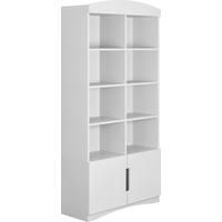 REGAL Classic Weiß B: 90cm - Weiß, MODERN, Holzwerkstoff (90/188,2/36cm) - MID.YOU