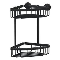 Duschablage Aluxx Black 40507-00000-00 - Schwarz, Basics, Metall (16,3/26/17cm)