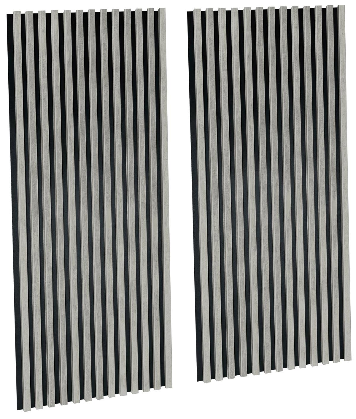 Akustikpaneel Josef - Hellgrau, MODERN, Holzwerkstoff/Kunststoff (60/120/2cm)