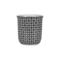 Hrnek na kávu SHIVA - bílá/černá, Lifestyle, keramika (8,4/9,2cm) - Mömax