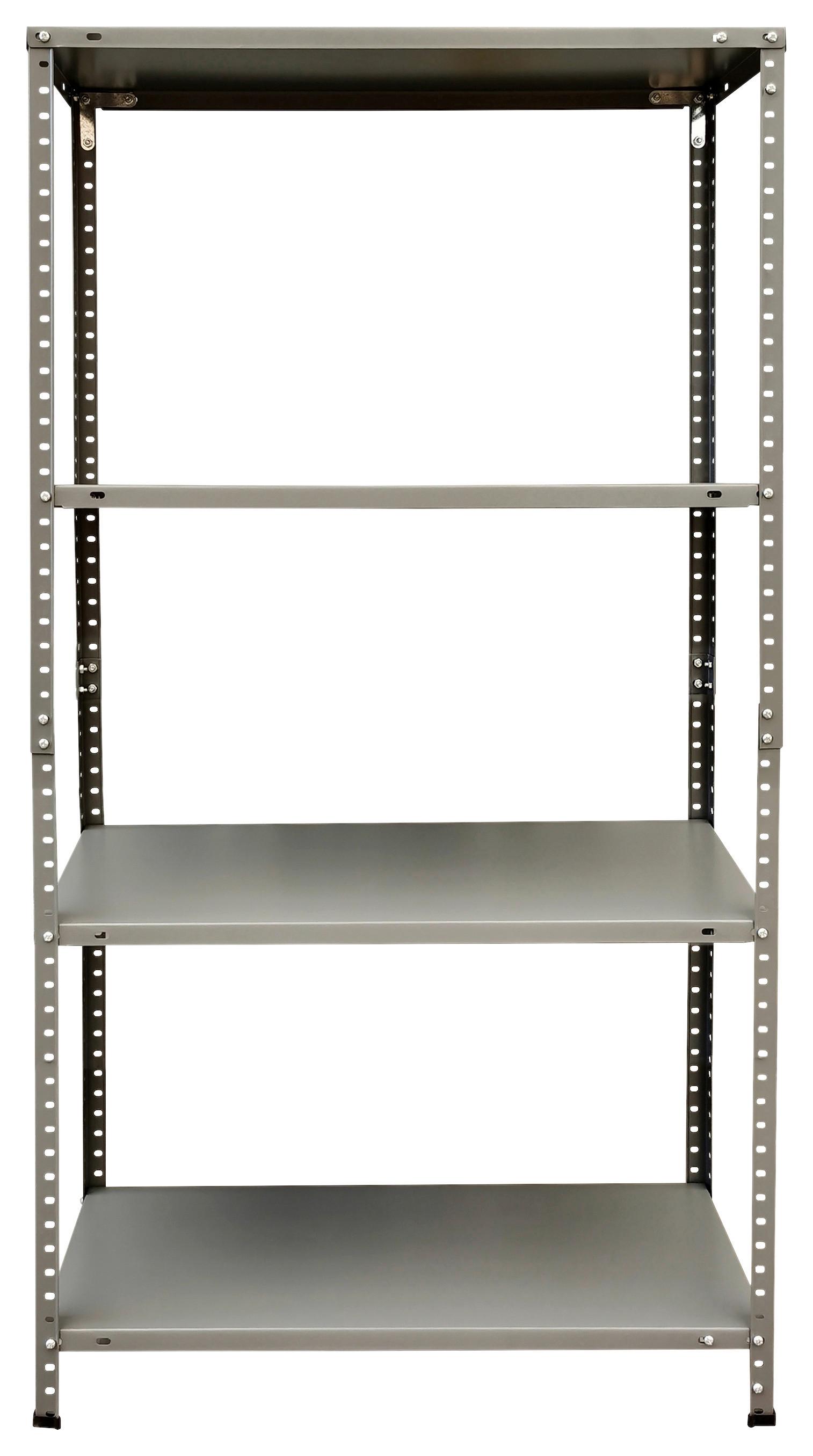 Schraubregal aus Stahl BxHxT: 75x150x30 cm, Max. 160 Kg