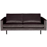 2,5-Sitzer Rodeo Anthrazit B: 190cm - Anthrazit/Schwarz, Design, Textil/Metall (190/85/86cm) - Livetastic