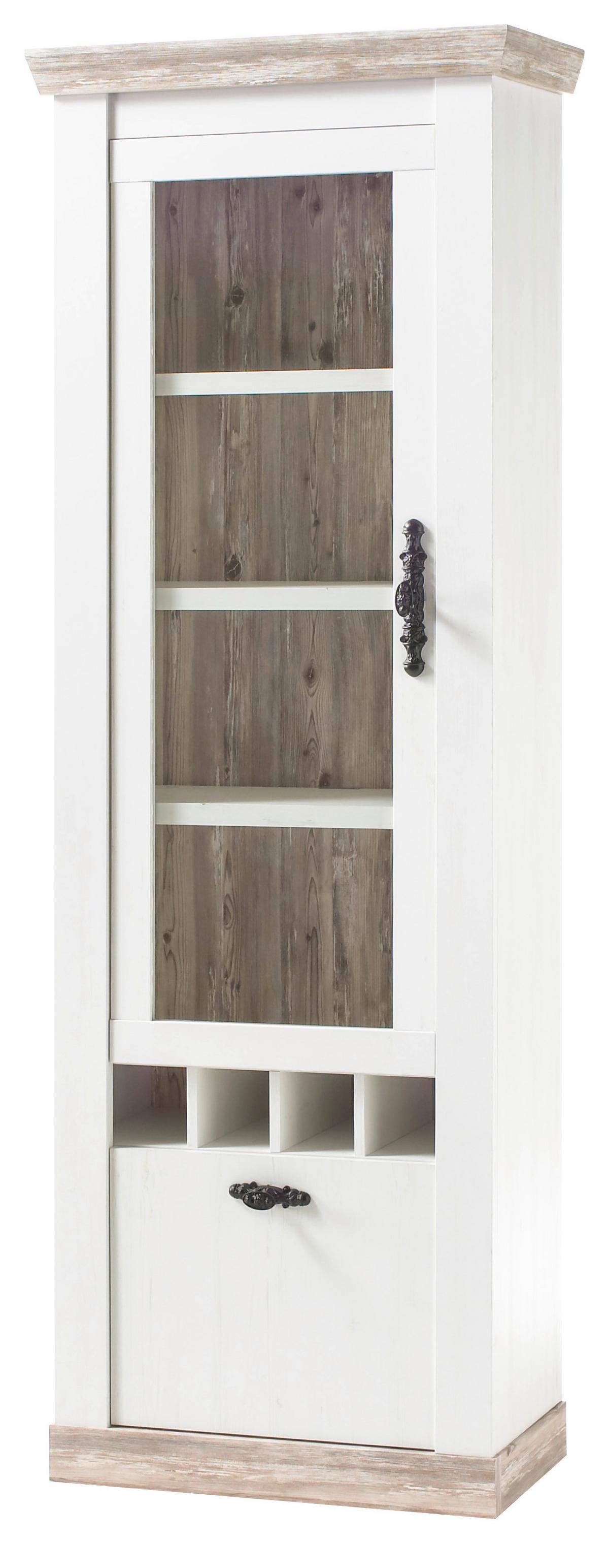 Vitrine Florenz Pinienfarben B: 71cm - Pinienfarben, Design, Holzwerkstoff (71/201/37cm) - MID.YOU