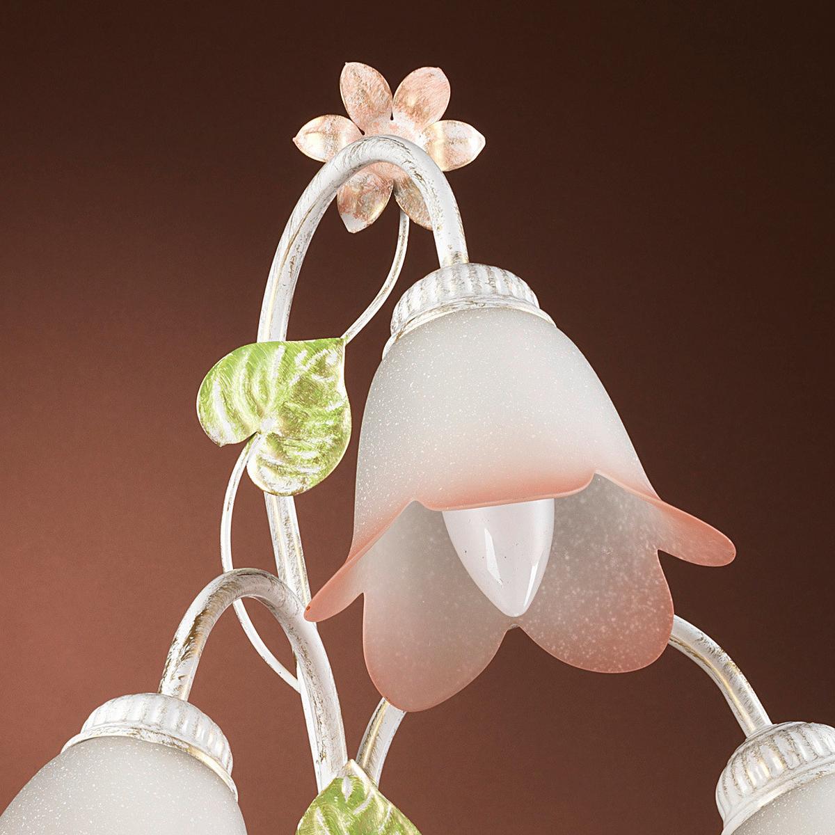 Tischleuchte 4217/Lg - Natur, Glas/Metall (45/20/60cm)