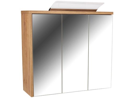Spiegelschrank mit Led + Türdämpfer Opus Sps B: 90cm - Eichefarben, MODERN, Holzwerkstoff (90/71/18cm) Spiegelschrank mit Led + Türdämpfer Opus Sps B: 90cm - Eichefarben, MODERN, Holzwerkstoff (90/71/18cm)