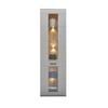 Vitrine Auris B: 60 Cm Eiche/basalt - Grau, MODERN, Glas/Holzwerkstoff (60/204,2/37,1cm) - Luca Bessoni