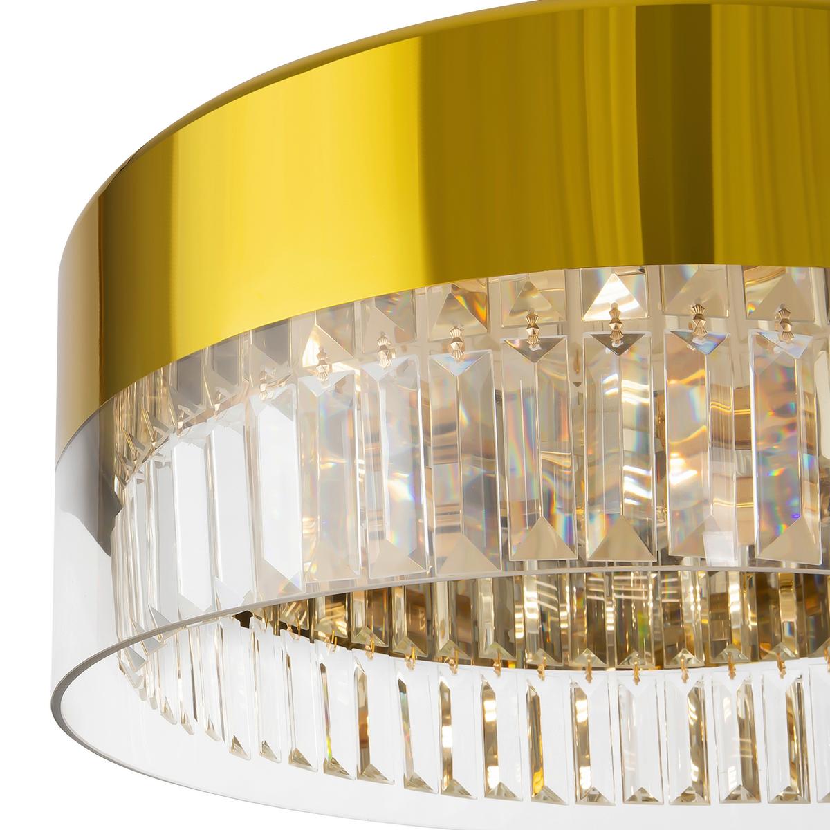 Pendelleuchte Wonderland - Goldfarben, Basics, Glas/Metall (50/20,5/50cm) - MAYTONI