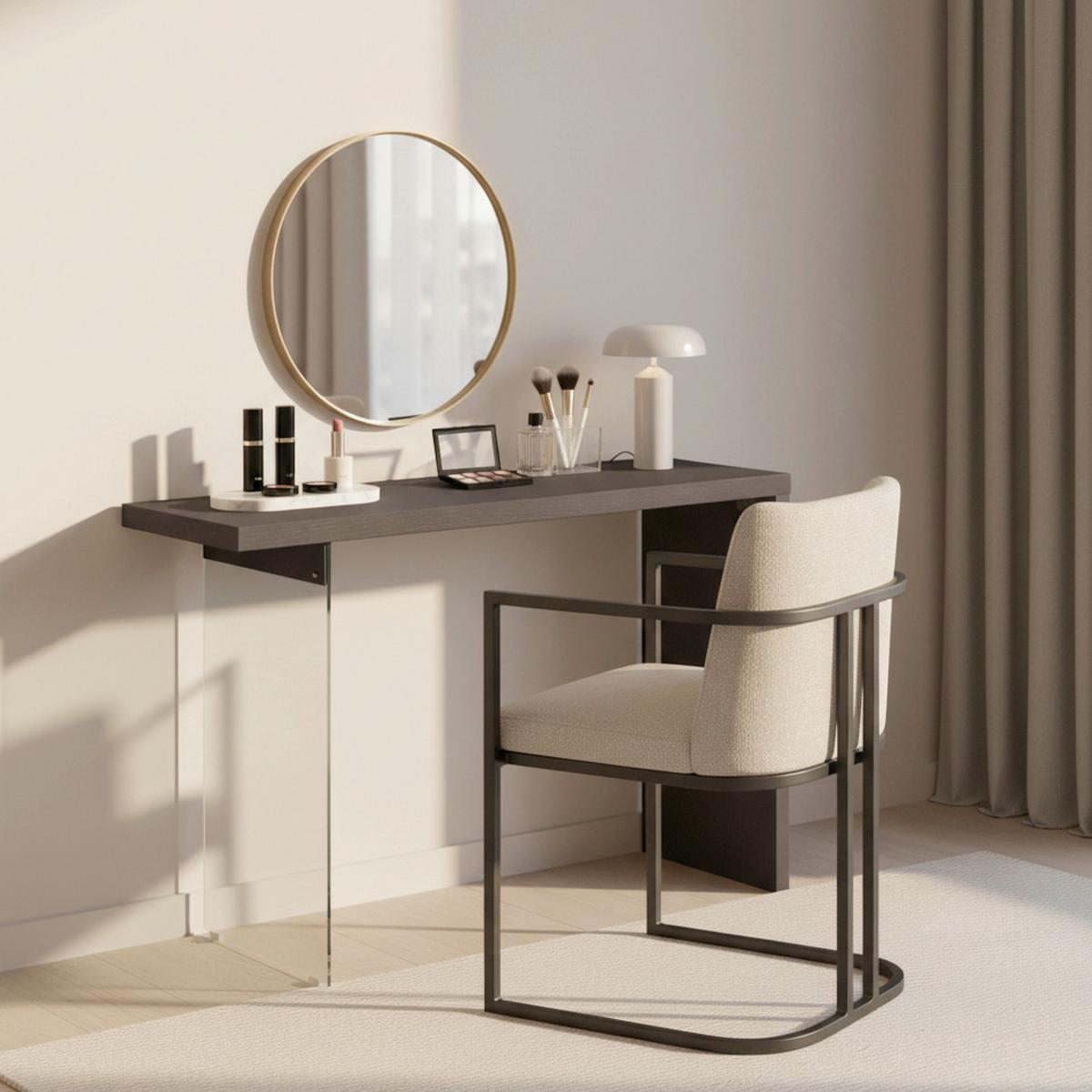 KONZOLOVÝ STOLÍK MILAN - číra/čierna, Modern, drevo/kompozitné drevo (120/80/40cm) - Bessagi Home