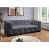 2,5-sitzer Velice, Anthrazit B: 218 Cm - Anthrazit/Schwarz, Design, Textil (218/72/95cm) - Livetastic