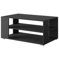 Couchtisch Narobi-I Schwarz B: 100 cm - Schwarz/Grau, Trend, Holzwerkstoff/Kunststoff (100/45/60cm) - Livetastic