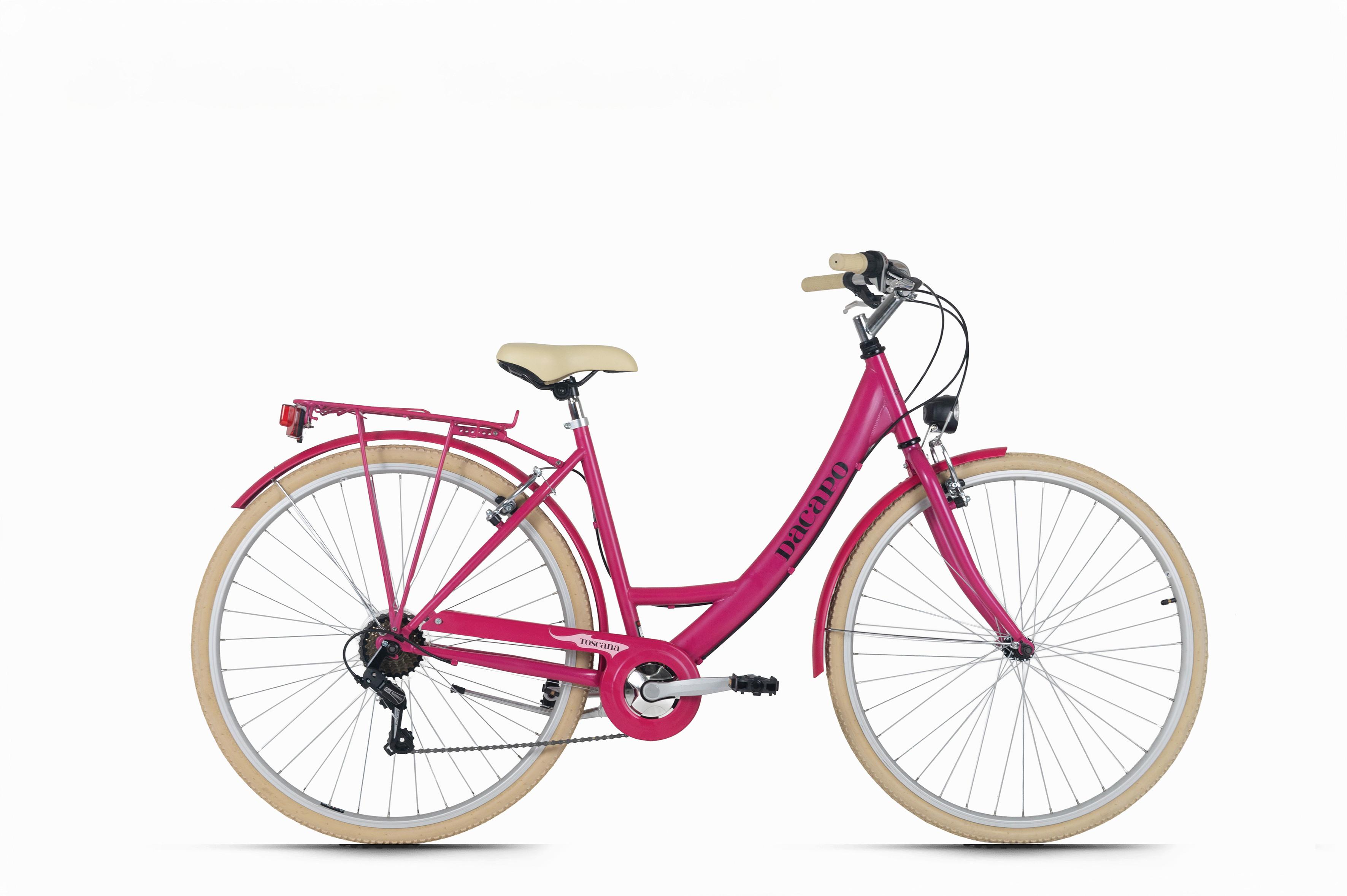 Damenfahrrad 28 '' DaCapo Toscana rosa - Pink, Basics, Metall (25/140/60cm)