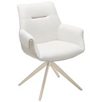 Armlehnstuhl Xenia - Champagner/Beige, LIFESTYLE, Textil/Metall (63/87/62cm) - Livetastic