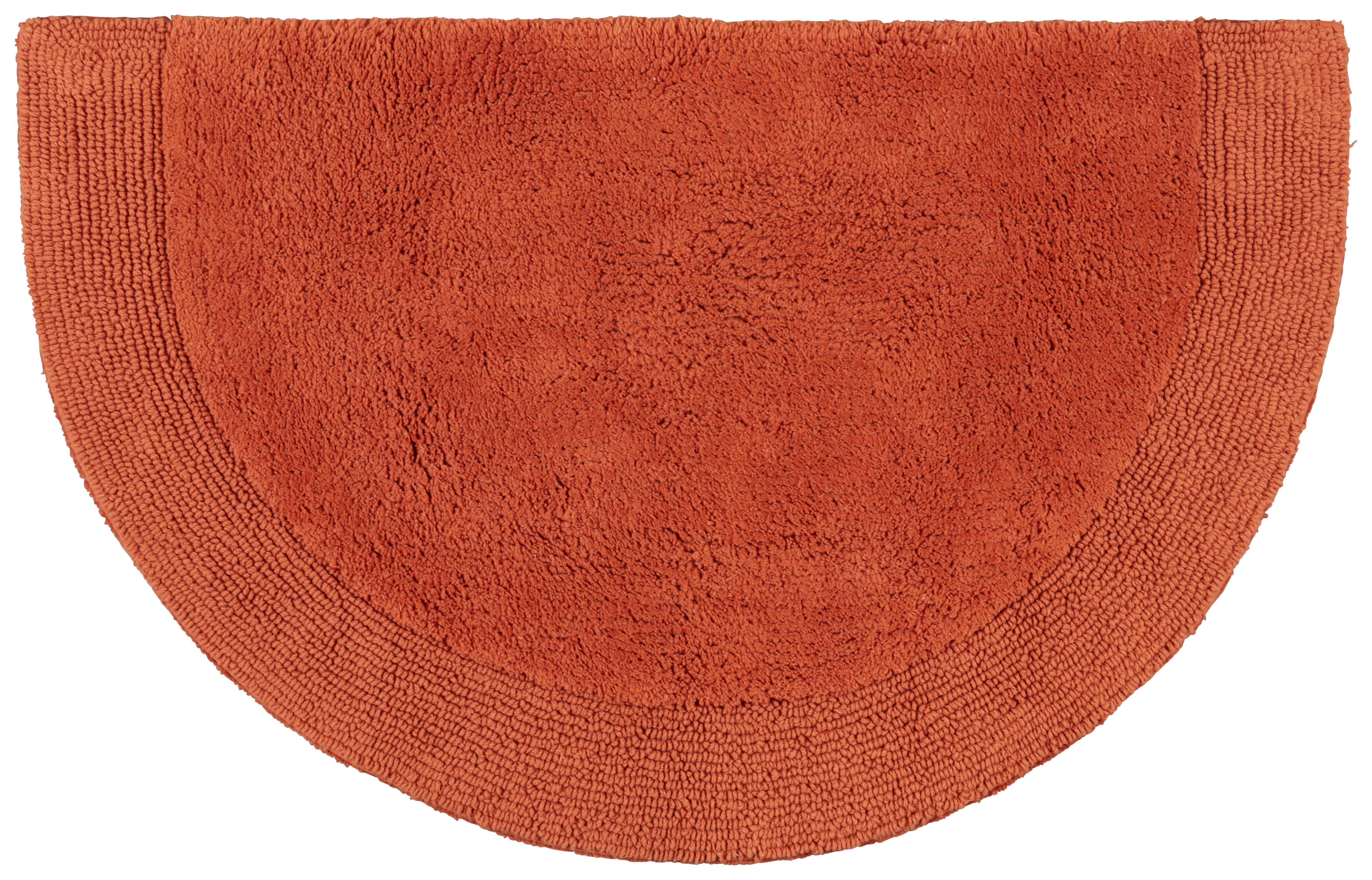 Koupelnová Předložka Karen, 50/80cm, Oranžová - oranžová, Konvenční, textil (50/80cm) - Premium Living