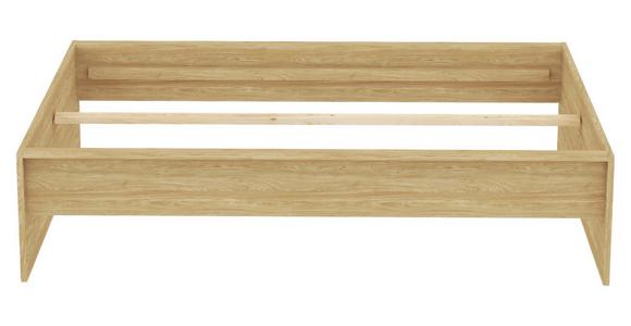 Bettrahmen Unit 140 - Eichefarben, KONVENTIONELL, Holzwerkstoff (205/155/47cm) - Ondega