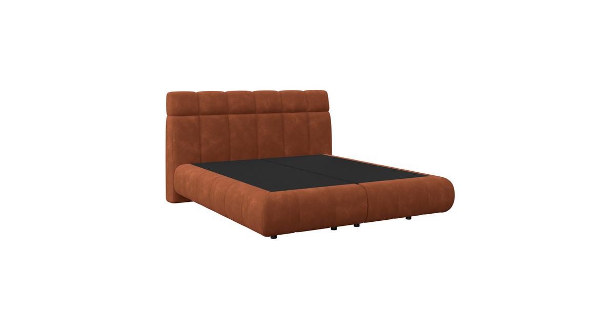 Boxspringbett Nobu 160 in Rostbraun » kaufen!