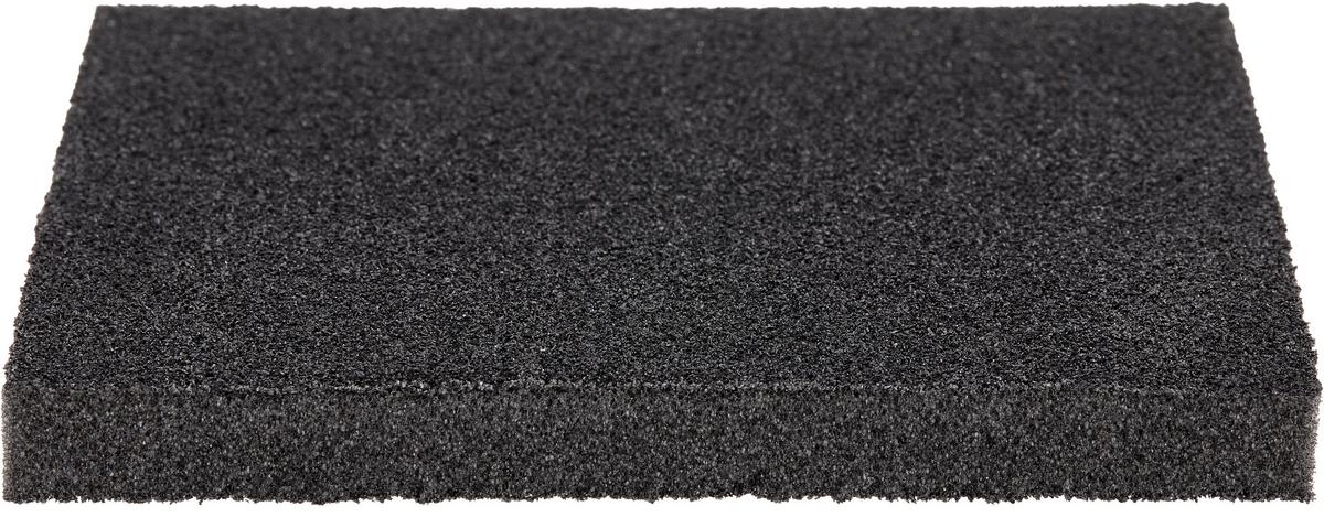 Schleifschwamm 125x100x12 mm - Anthrazit, Basics, Kunststoff (12,5/1,2/10cm)