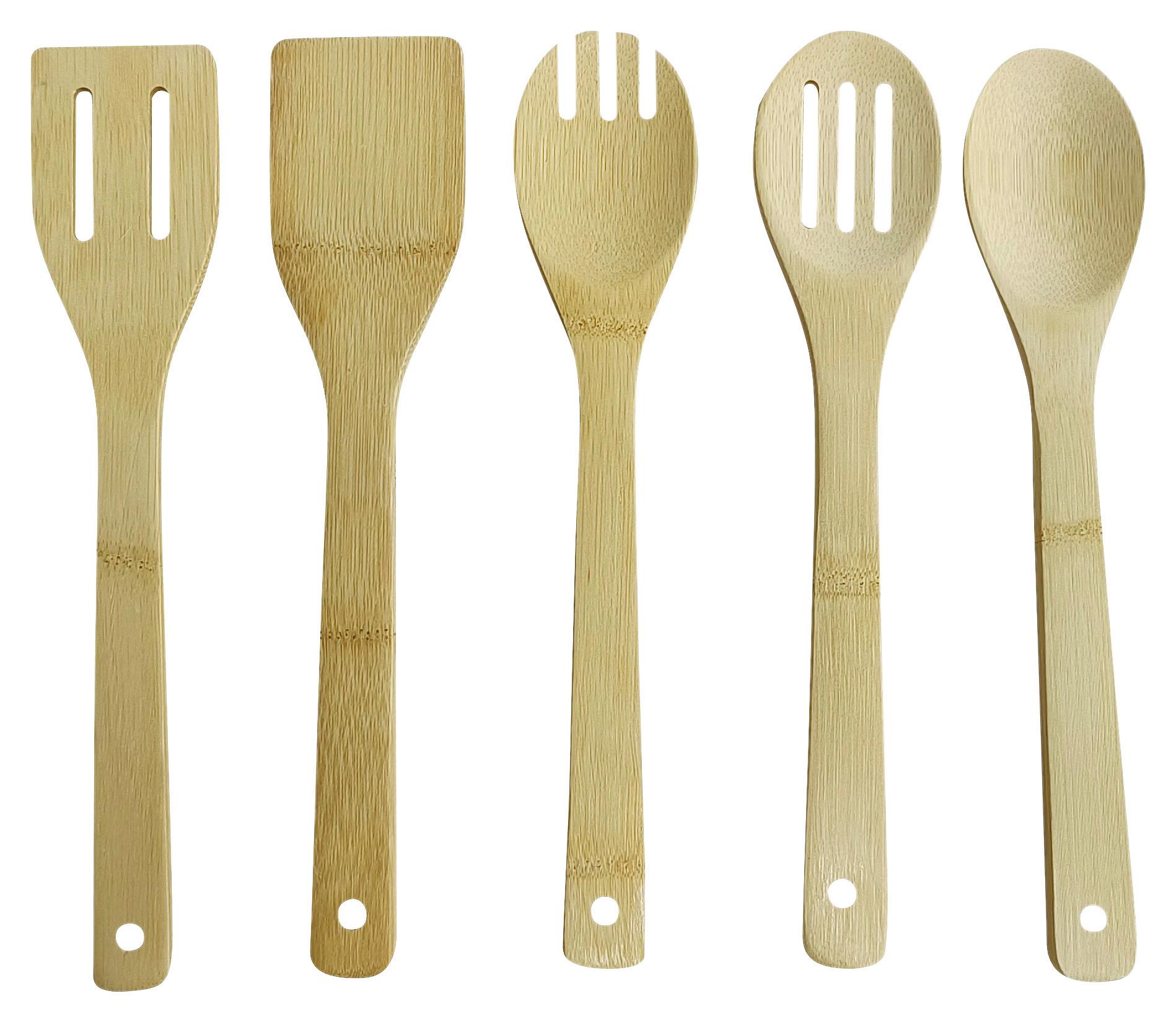 Küchenhelferset Simon - Naturfarben, Basics, Holz (6/30cm) - Ondega