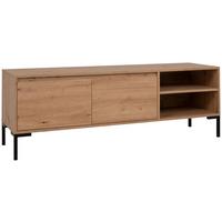 Tv-lowboard Korsika 150 Cm Eiche Artisan Dekor - Anthrazit/Eiche Artisan, Design, Holzwerkstoff (150/49/40cm) - MID.YOU