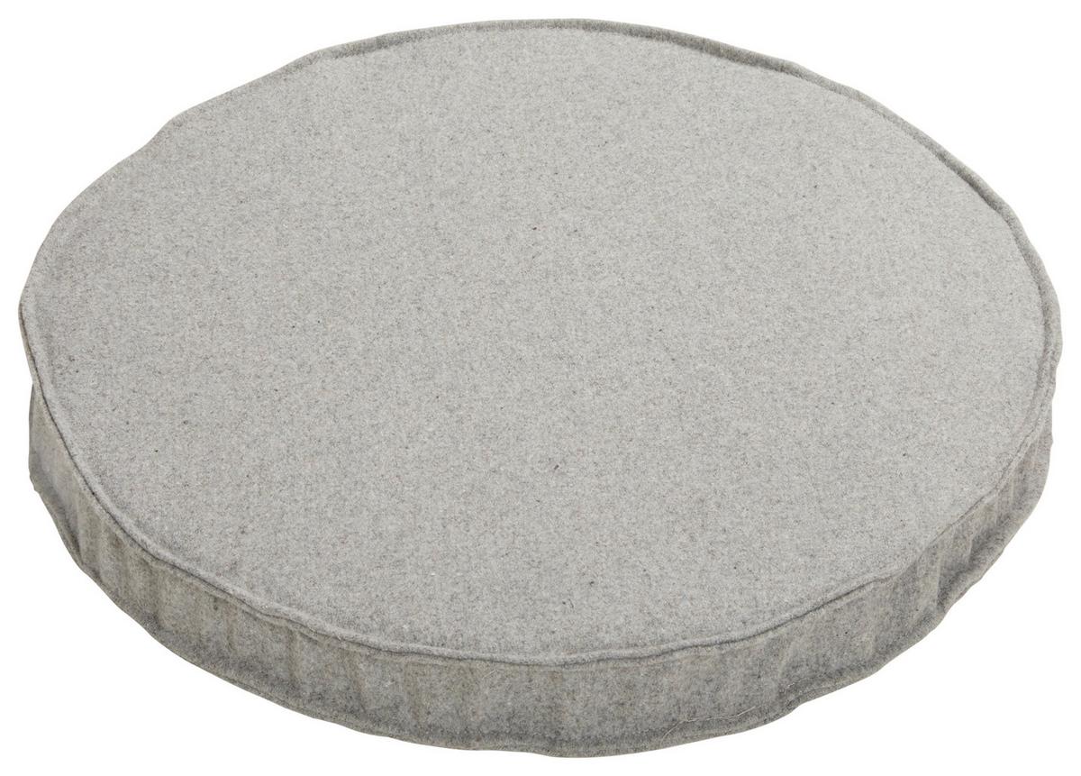 Sitzkissen Stockholm - Grau, MODERN, Textil (40/4cm) - Luca Bessoni