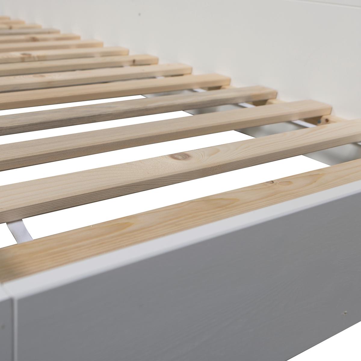 BODENBETT. Carter Weiß 90x200cm - Weiß, Basics, Holz (90/200cm) - MID.YOU