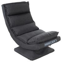 Polstersessel Klappbar Minecraft Stoffbezug Grau - Grau, MODERN, Textil/Metall (59/83/59cm) - Minecraft