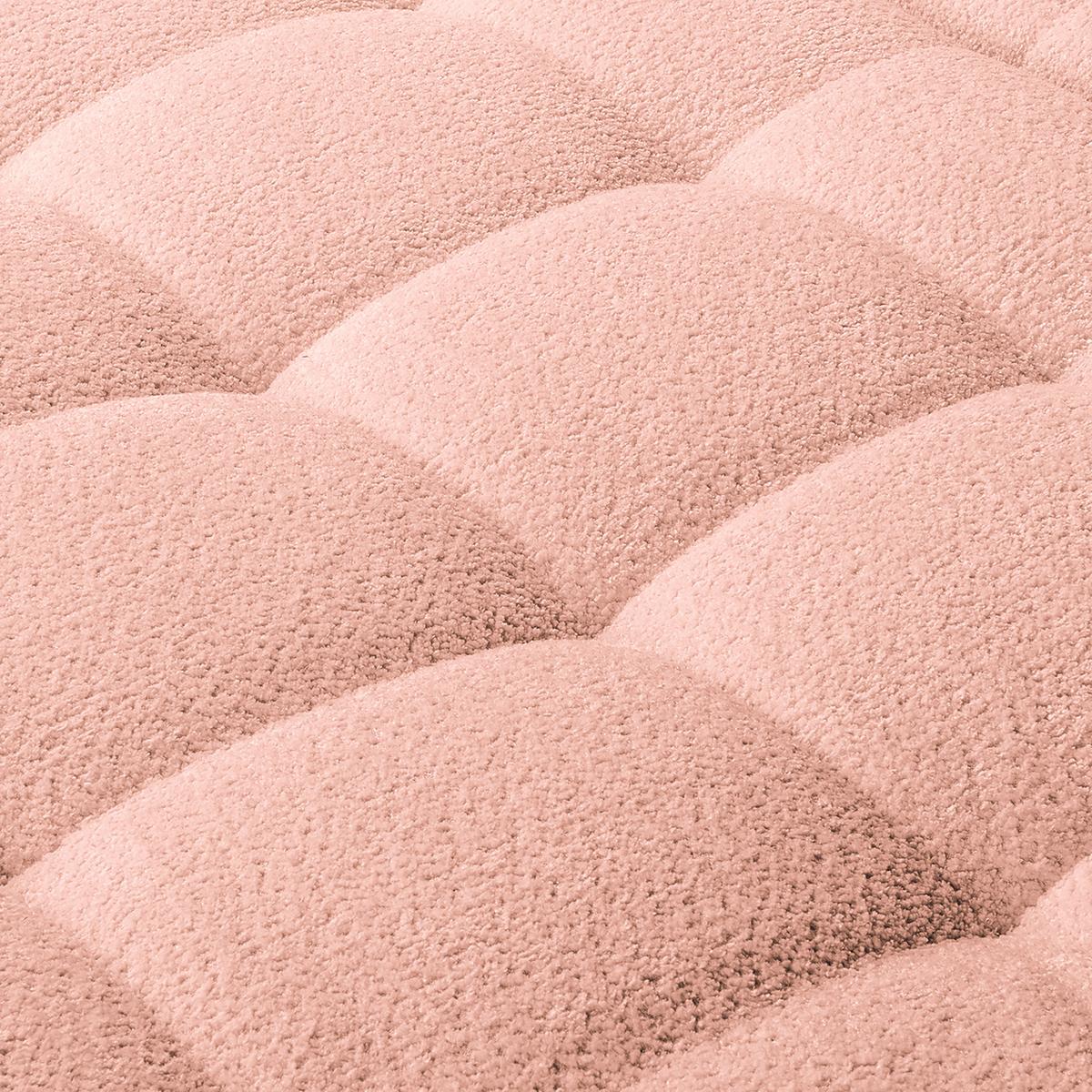 Bigsofa Naomi Rosa B: 284 Cm - Schwarz/Rosa, Design, Textil (284/94/148cm) - Livetastic