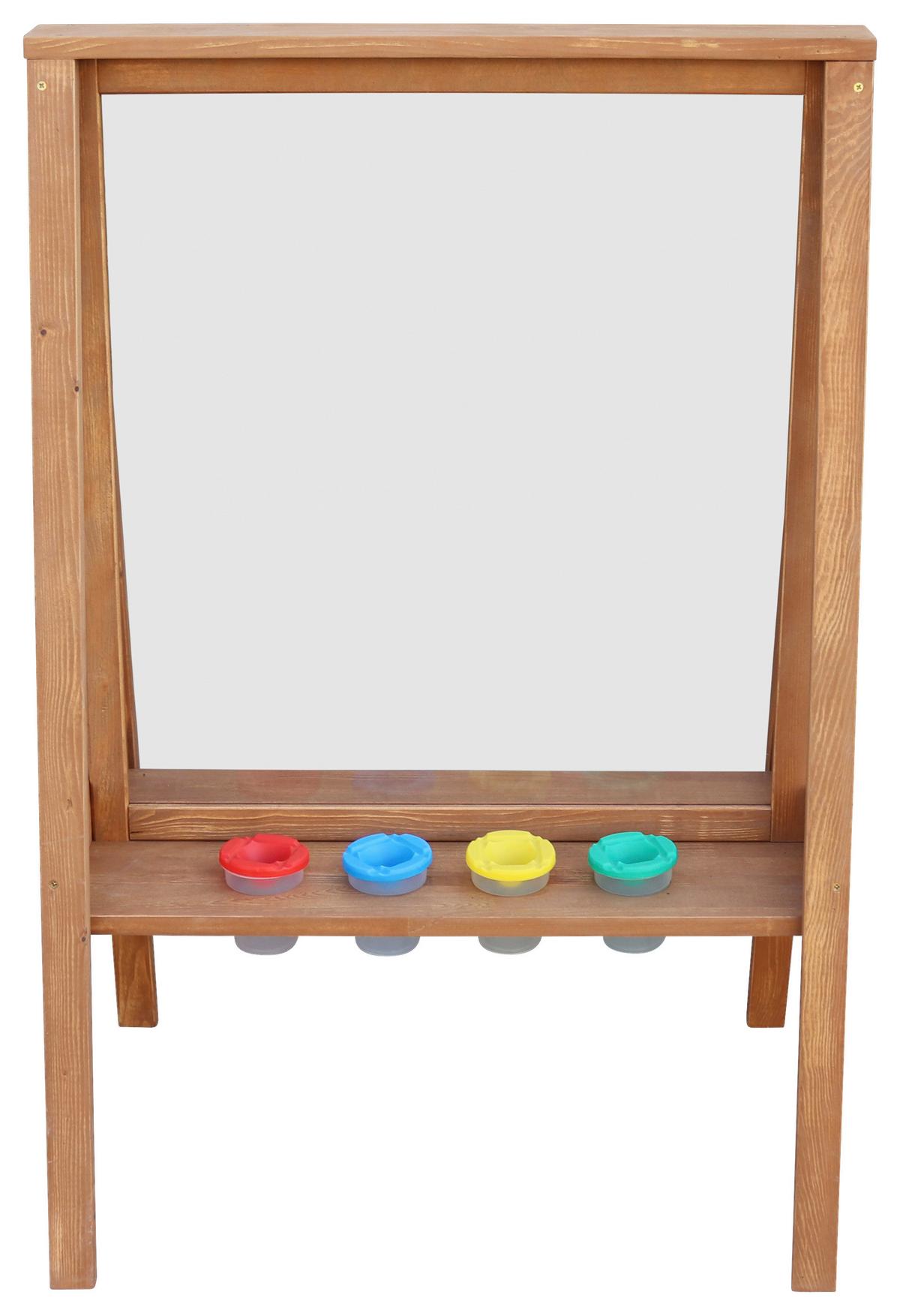 Maltafel Braun, B/h/t: 70x105x50cm - Braun, KONVENTIONELL, Holz (70/105/50cm) - Ambia Garden