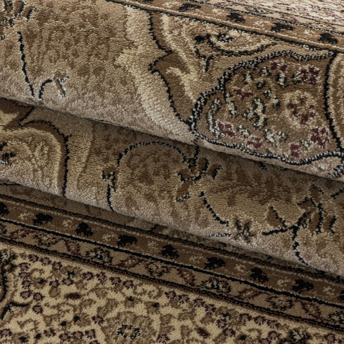 Orientalischer Webteppich Beige Kashmir 160x230 cm - Beige, LIFESTYLE, Textil (160/230cm)