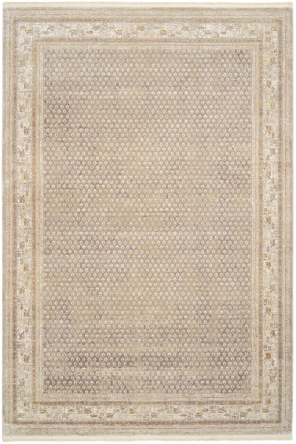 WEBTEPPICH MONZA - Beige/Goldfarben, KONVENTIONELL, Textil (120/180cm) - Dieter Knoll