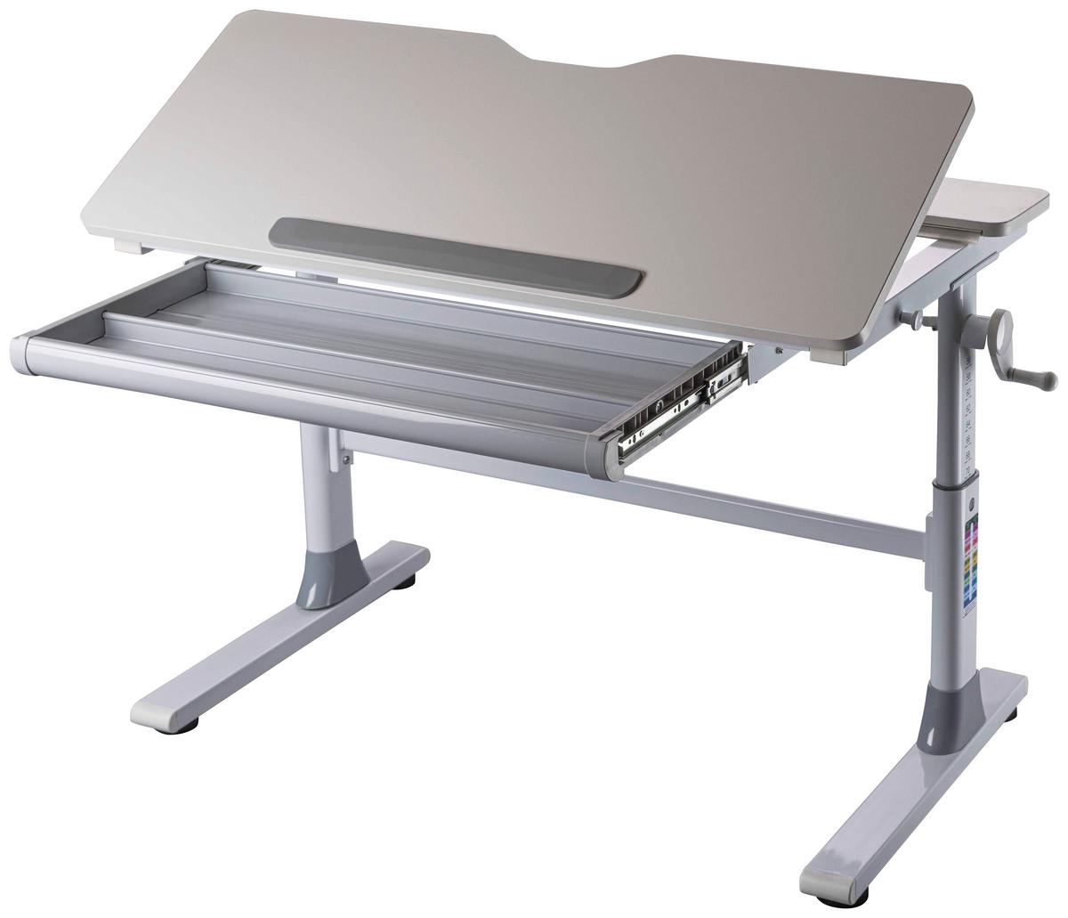 Jugendschreibtisch Frederik Weiß, 100 Cm - Weiß, MODERN, Holzwerkstoff/Metall (100/76/60cm) - MID.YOU