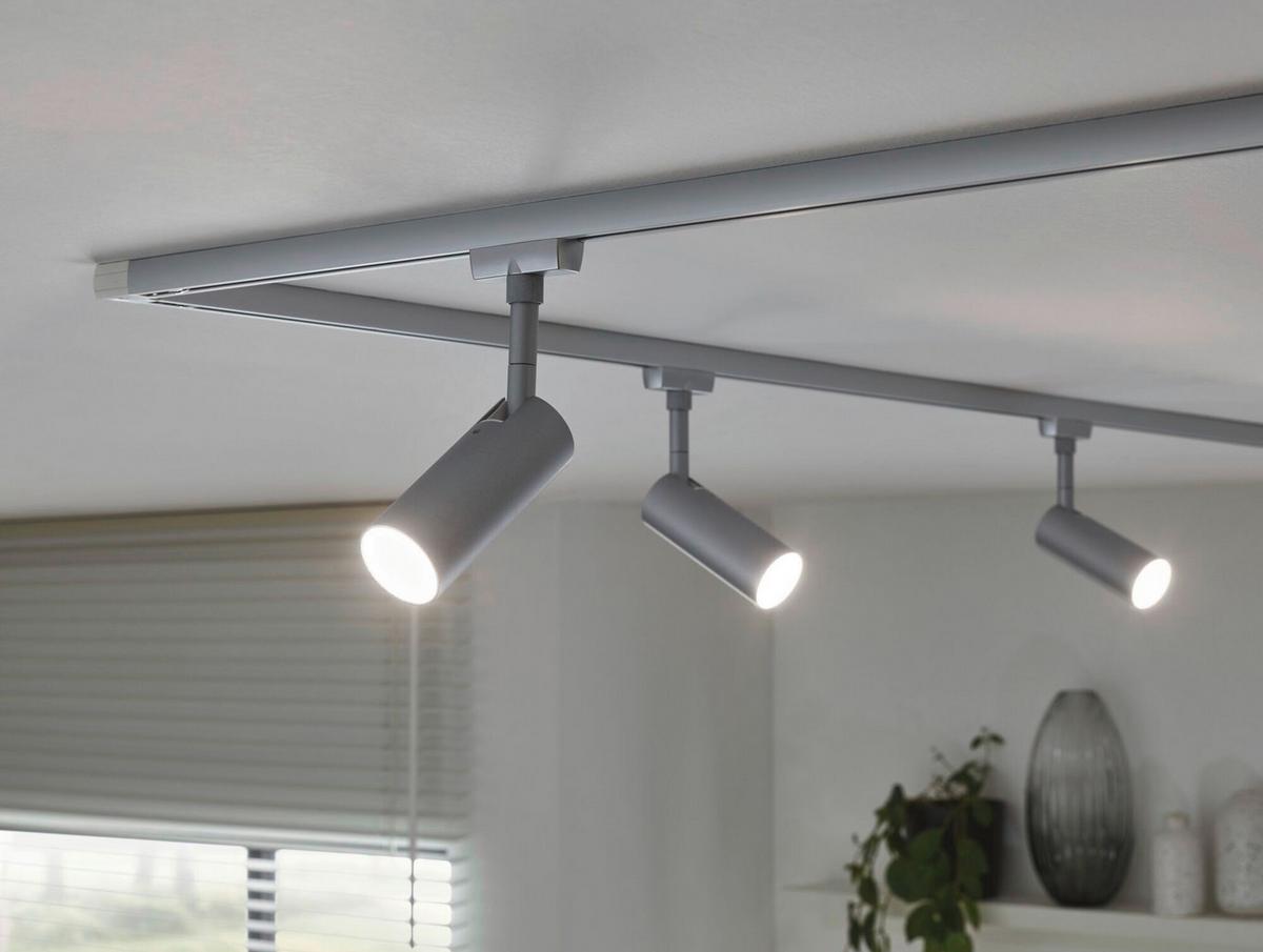 Schienensystem Urail Strahler 96800 In Chromfarben - Chromfarben, Design, Metall (4,2/18,6cm) - Paulmann