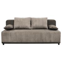 Schlafsofa Stella Braun B: 197 cm - Schwarz/Braun, Design, Textil (197/90/83cm) - MID.YOU