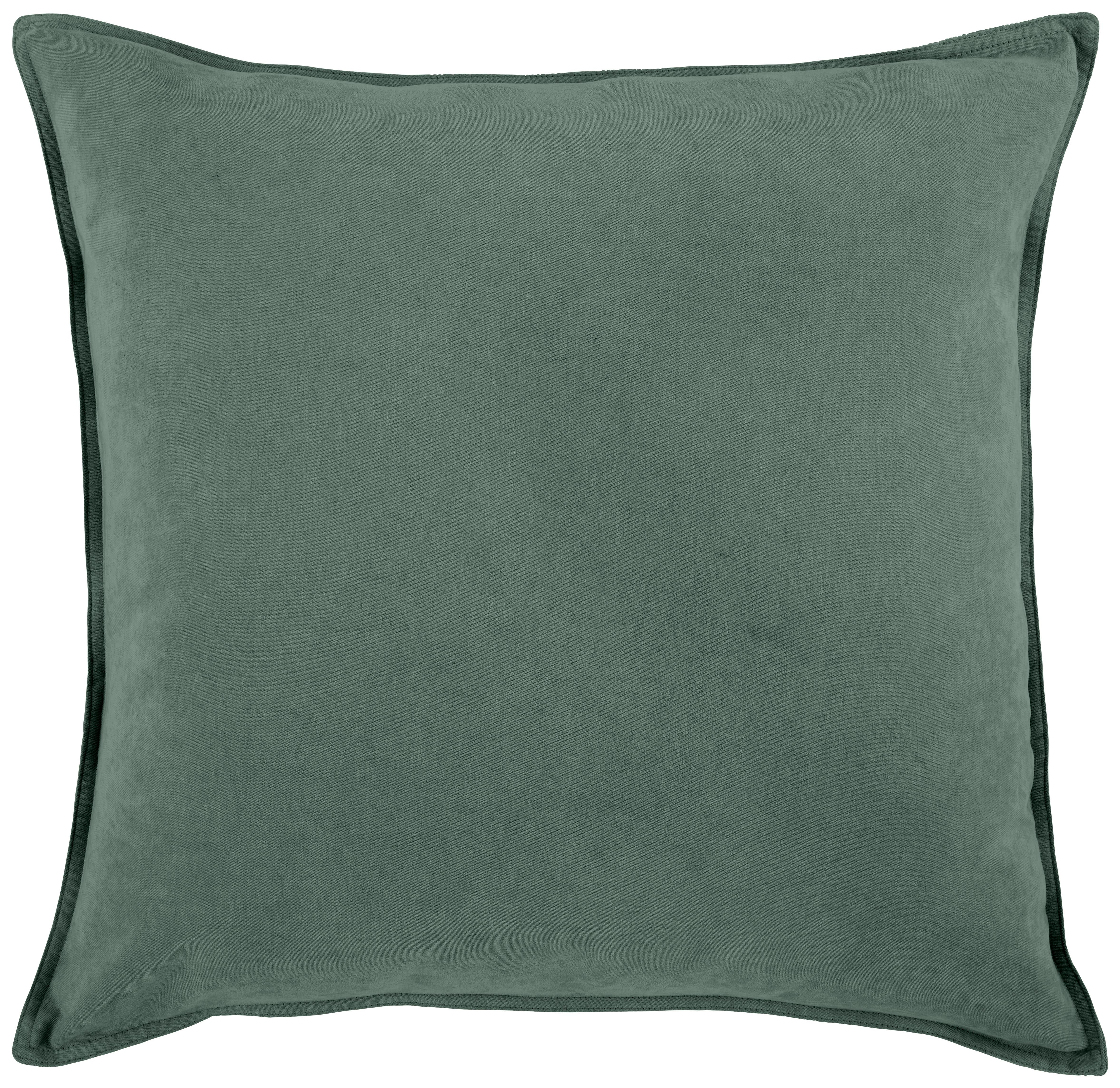 DEKORAČNÝ VANKÚŠ NATHI - tmavozelená, Konventionell, textil (60/60cm) - Mömax