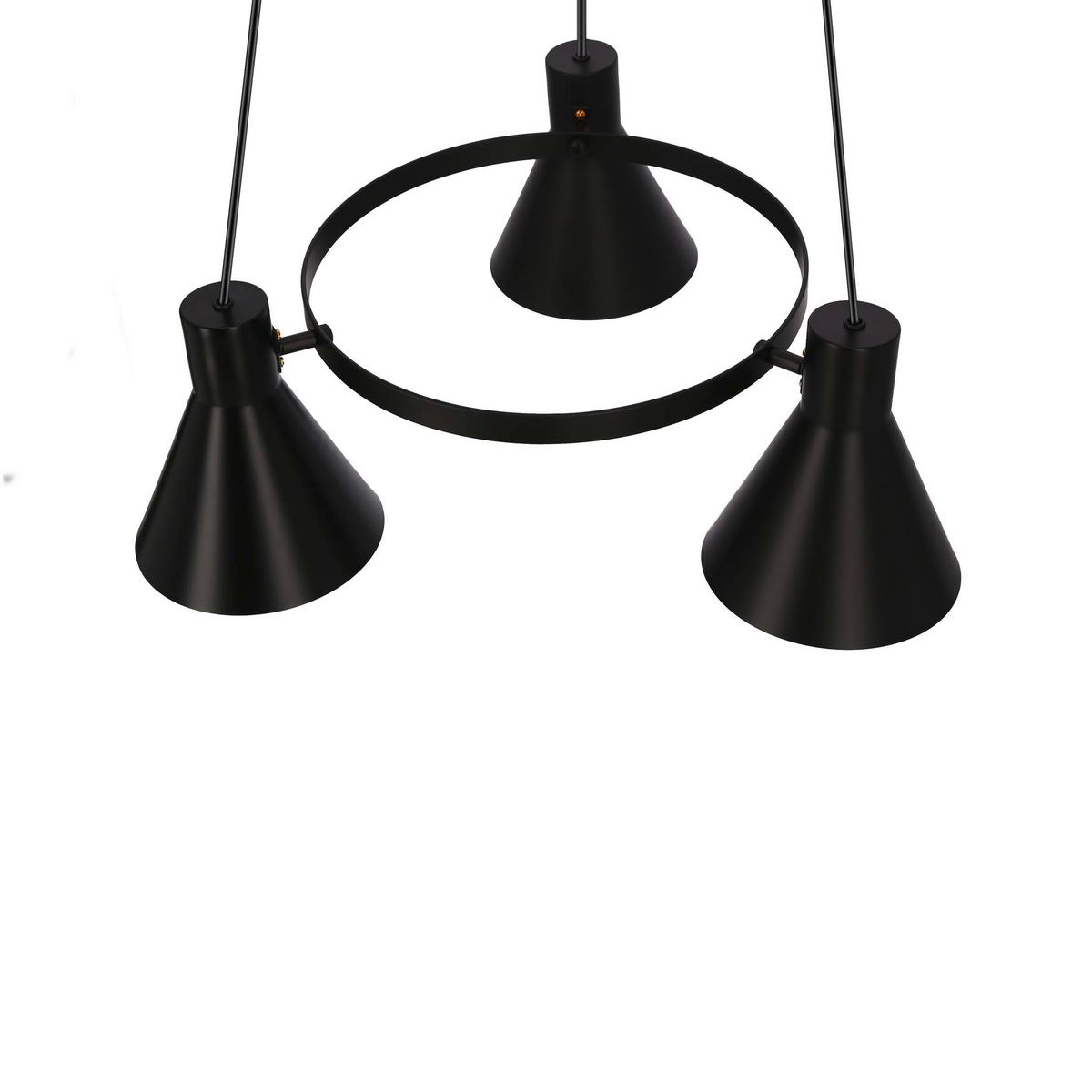 Pendelleuchte 33-71156 More - Goldfarben/Schwarz, Design, Metall (55/55/100cm)