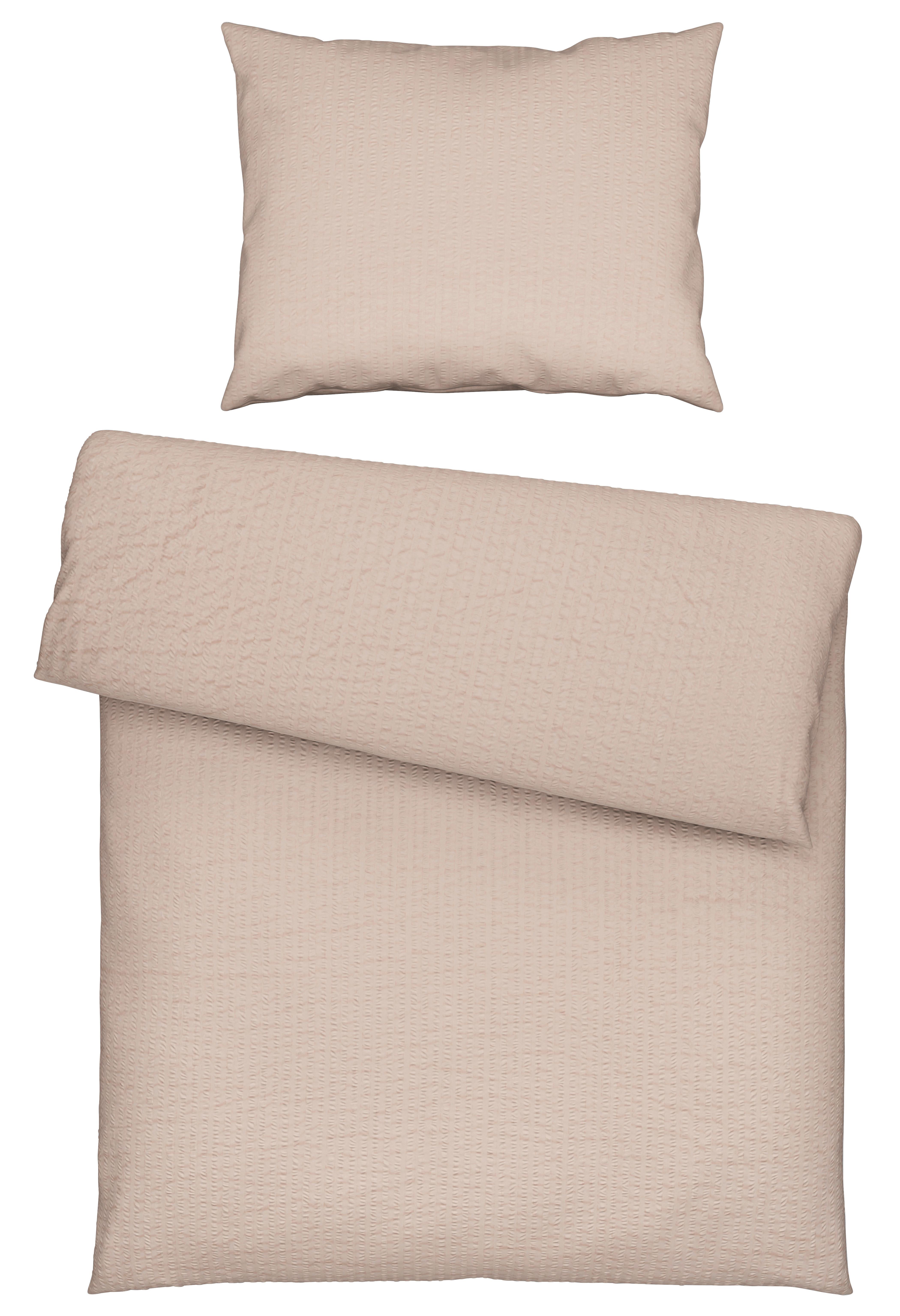 Povlečení Gisela, 70/90 140/200cm - béžová, textil (140/200cm) - Modern Living