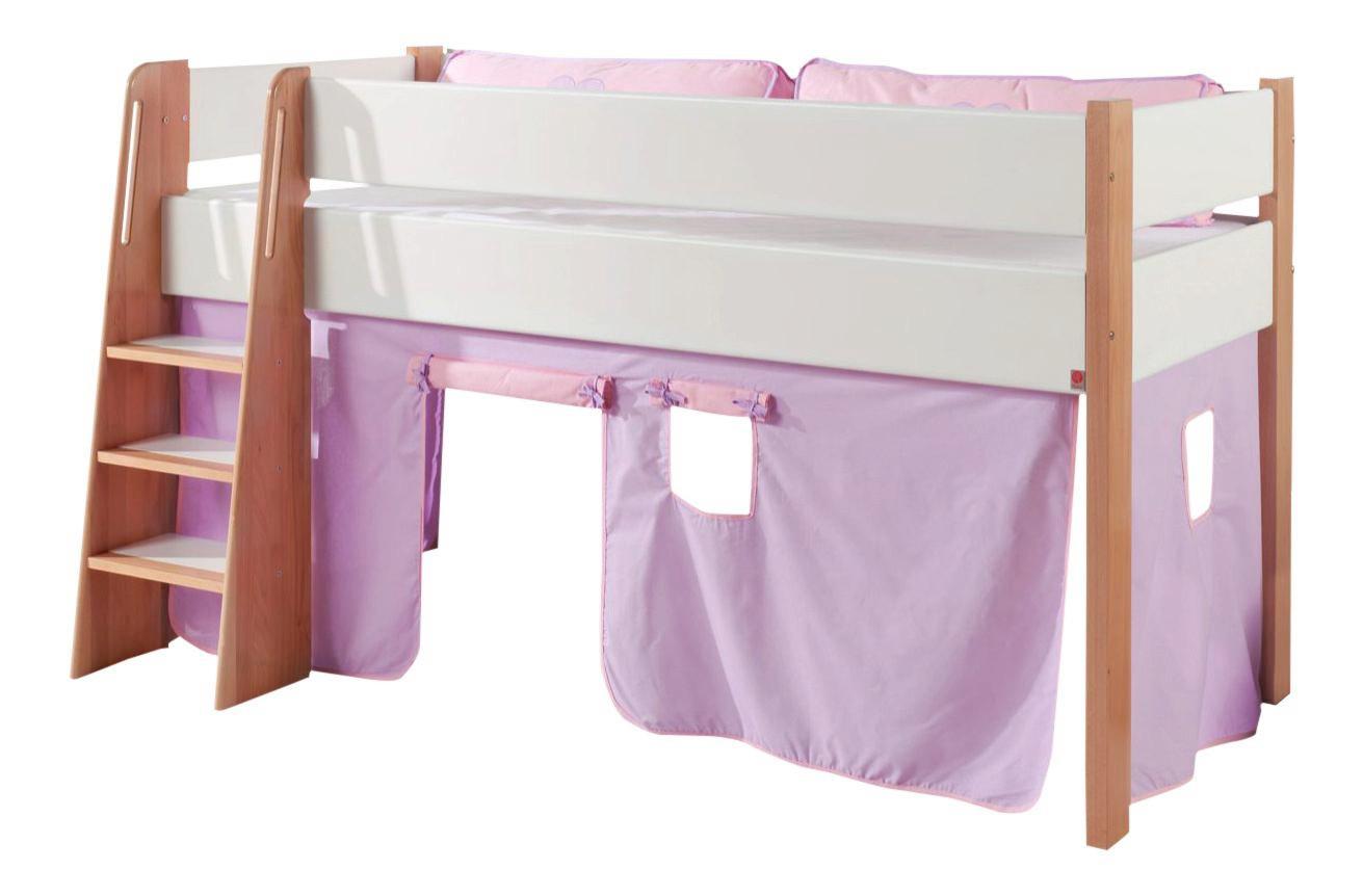 Spielvorhang 3-teilig Rosa/ Flieder - Flieder/Rosa, Design, Textil