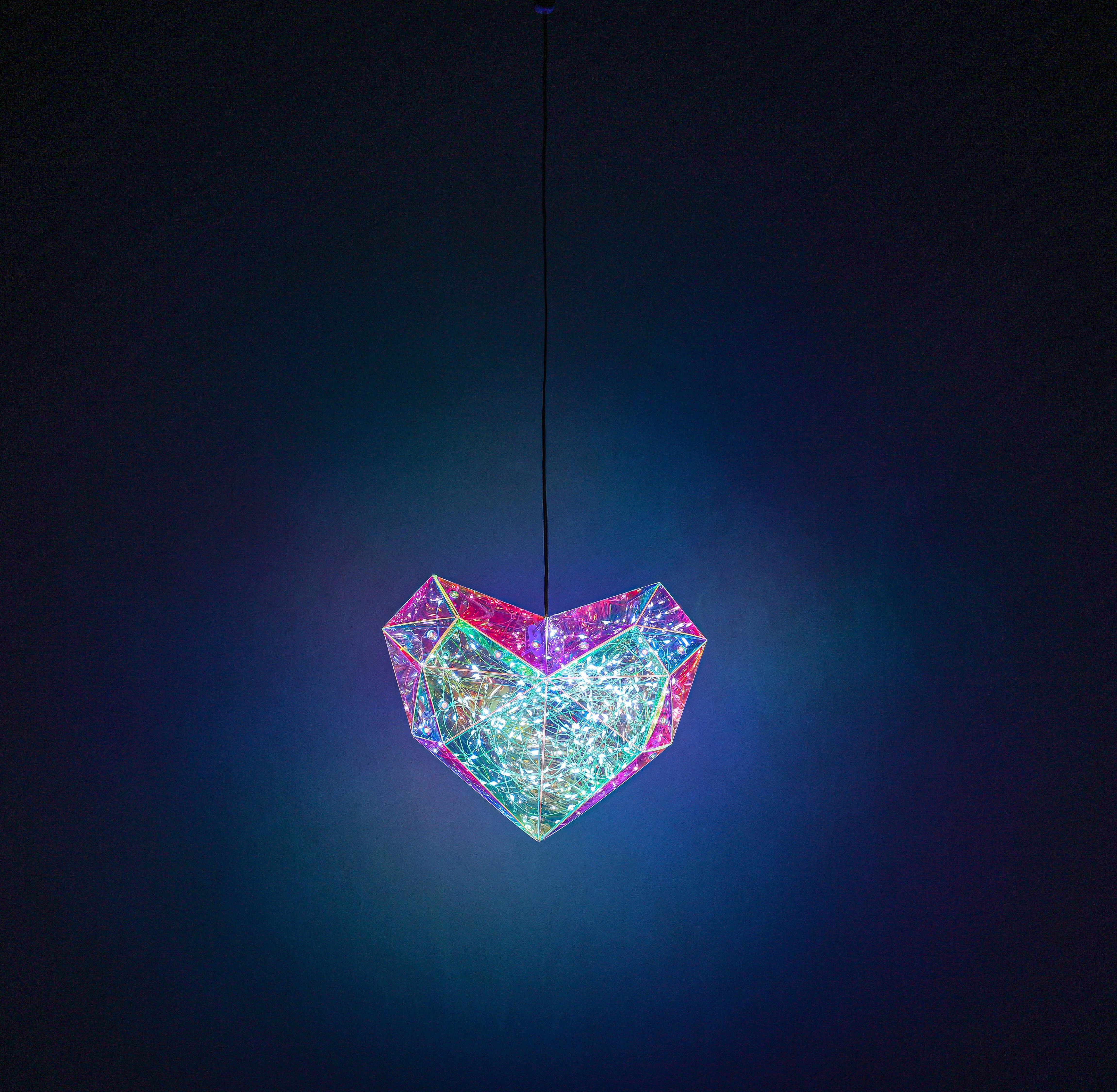 DEKORAČNÉ LED SVIETIDLO HERZI - priehľadné, Modern, plast (6,5/23/20cm) - Mömax