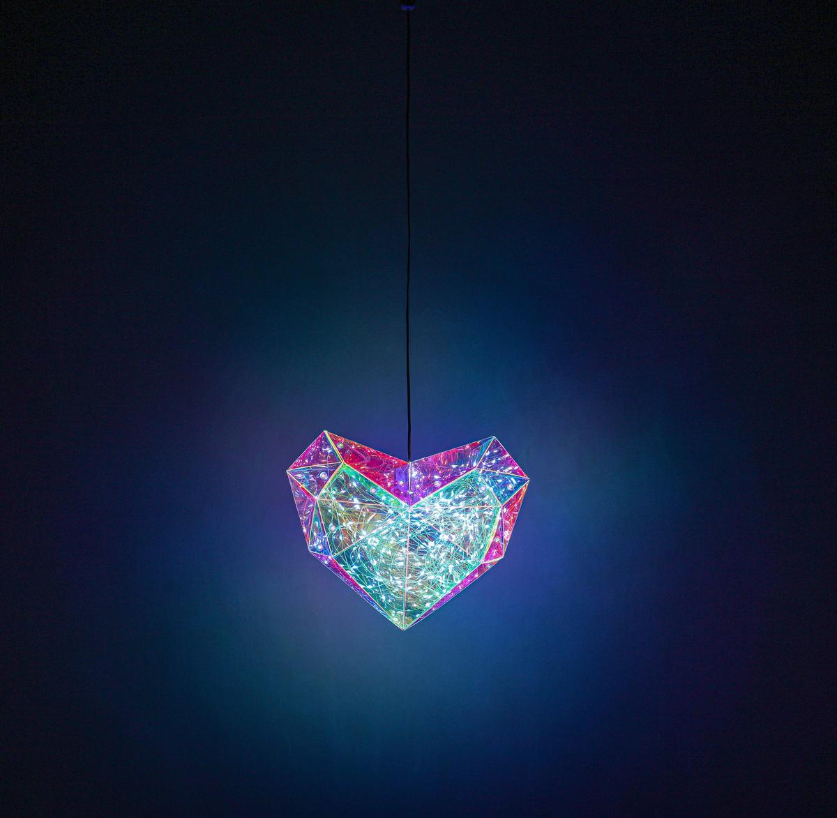 DEKORAČNÍ LED SVÍTIDLO HERZI - průhledné, Moderní, plast (6,5/23/20cm) - Mömax
