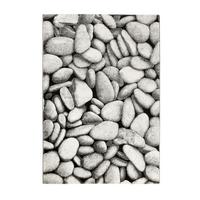 Webteppich Stony Island Grau 133x200 Cm - Silberfarben/Schwarz, Design, Textil (133/200cm) - WECON HOME